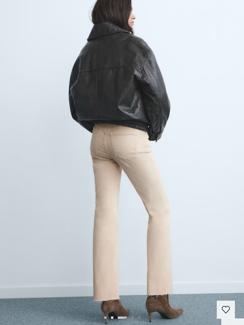 Mango Beige Flare Jeans